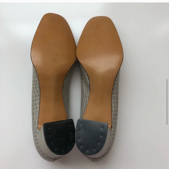 Deliso Croc Gray Gray Pumps Size 8.5 - Picture 5 of 8